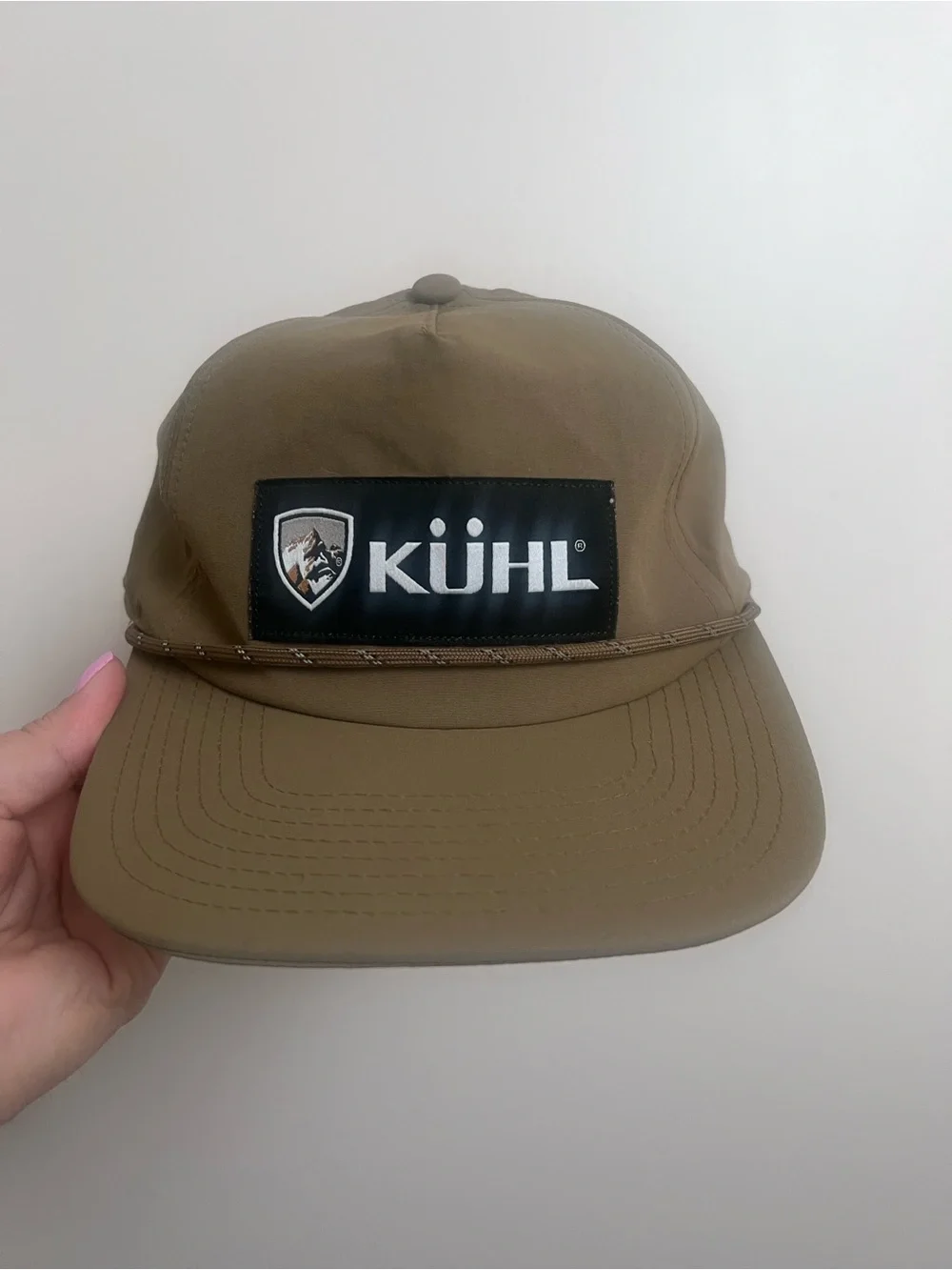 KÜHL Renegade Camp Hat Youth OS Burnt Olive Snapback Outdoor Hiking Cap